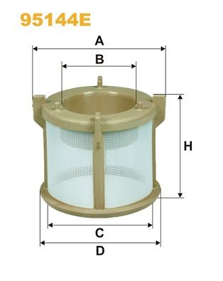 WIX FILTERS Топливный фильтр 95144E